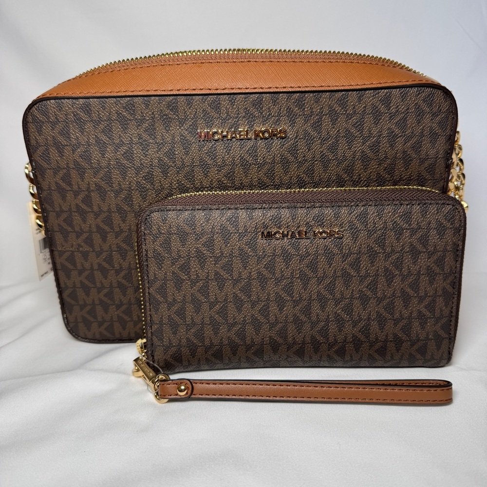 Michael Kors Jet Set Crossbody Bag and Wallet
